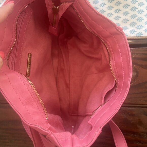 Steve Madden Pink Crossbody, Purse, Handbag, With Matching Wallet - Picture 4 of 10